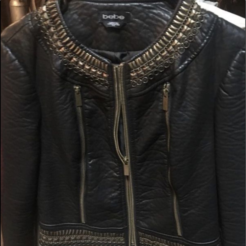 Bebe faux leather jacket
